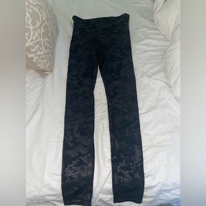 Faux Leather Camo Leggings